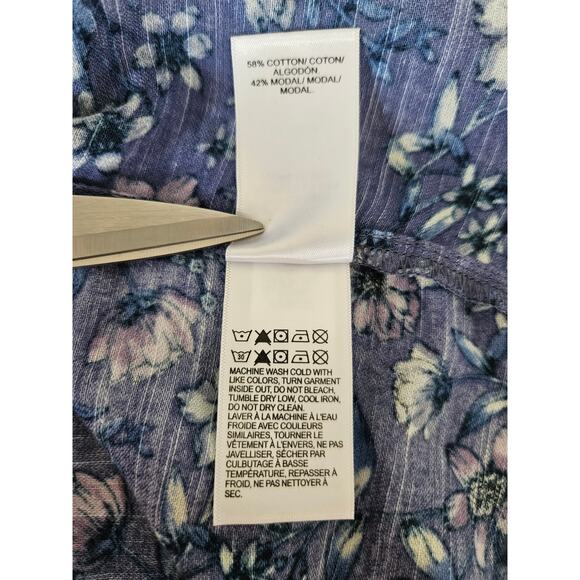 Lucky Brand Printed Peasant Mini Dress, Size XS - Picture 9 of 11